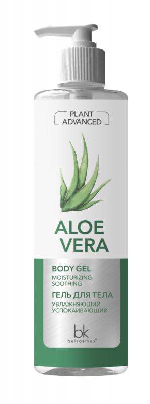 BelKosmex Plant Advanced Aloe Vera Moisturizing Soothing Body Gel 490g